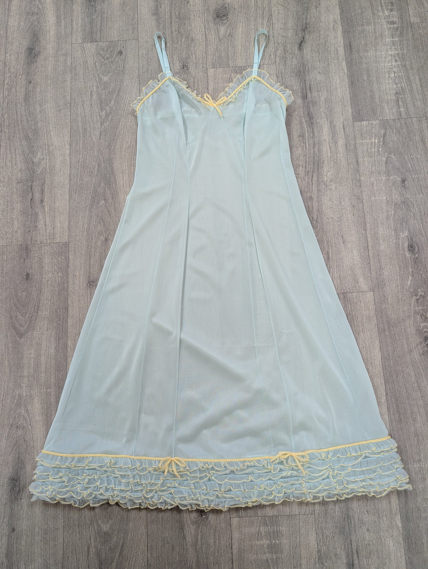 1960s Kayser Bondor nylon jersey nightdress & matching pants - XS/S