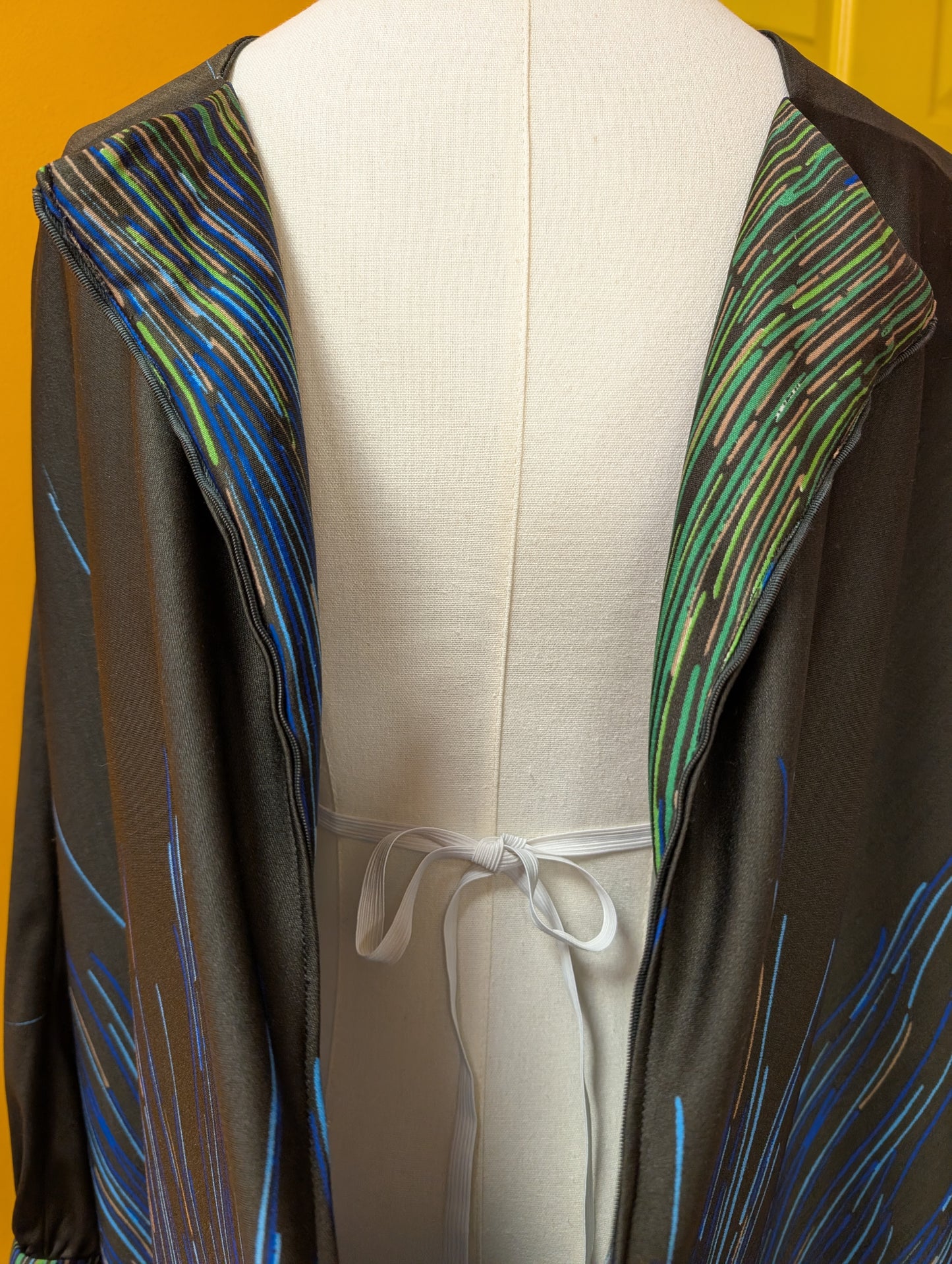 1970s kaftan dress
