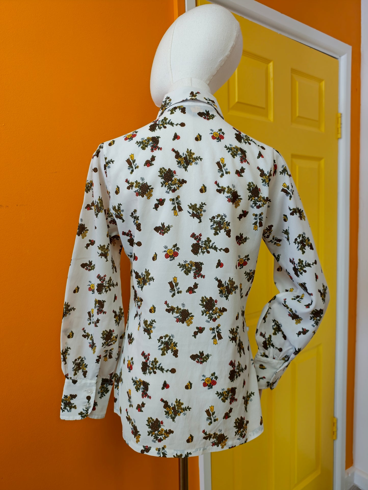 1970s Walco floral shirt - S