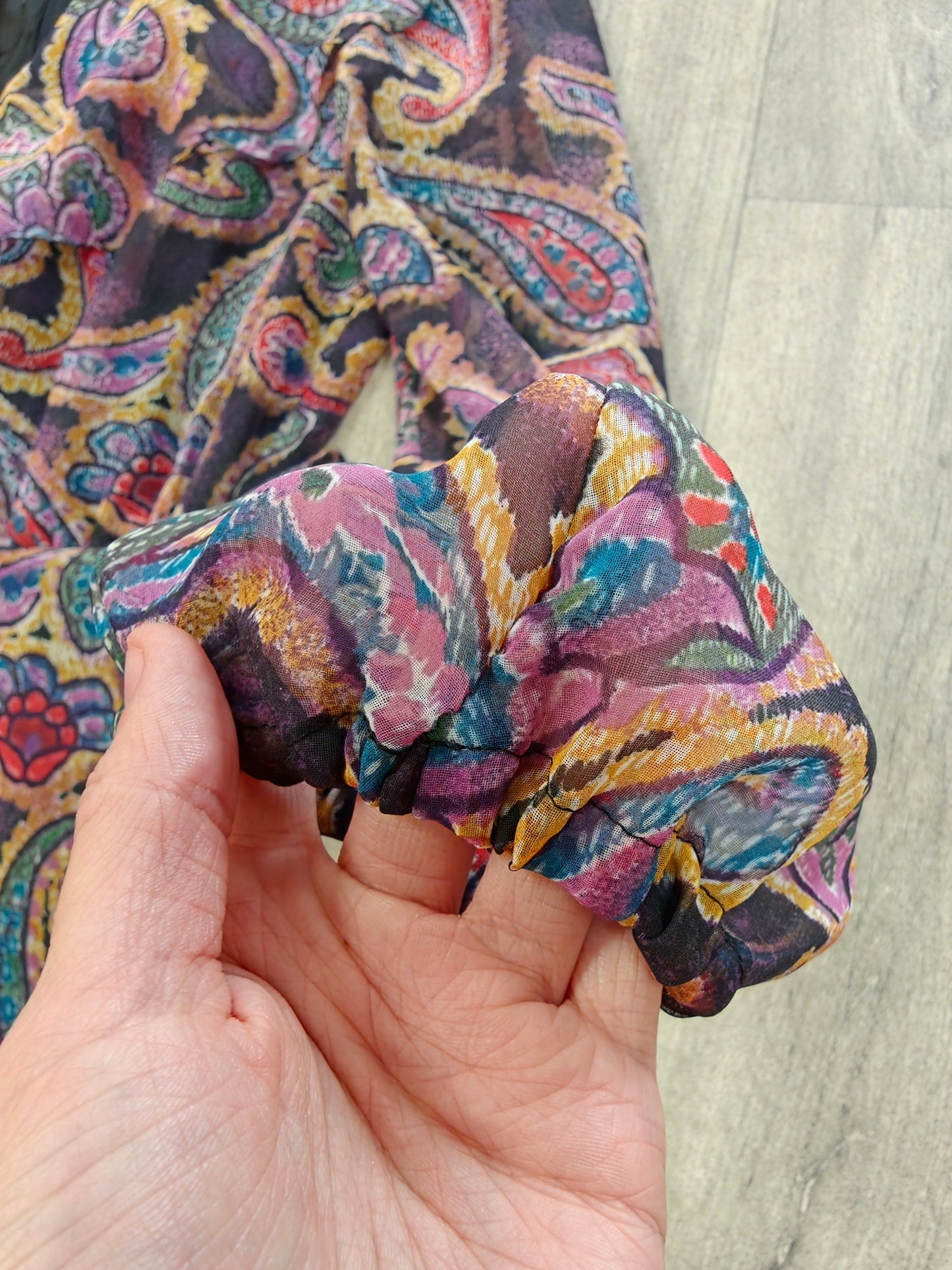 1970s Jobi paisley print maxi dress - 10/12