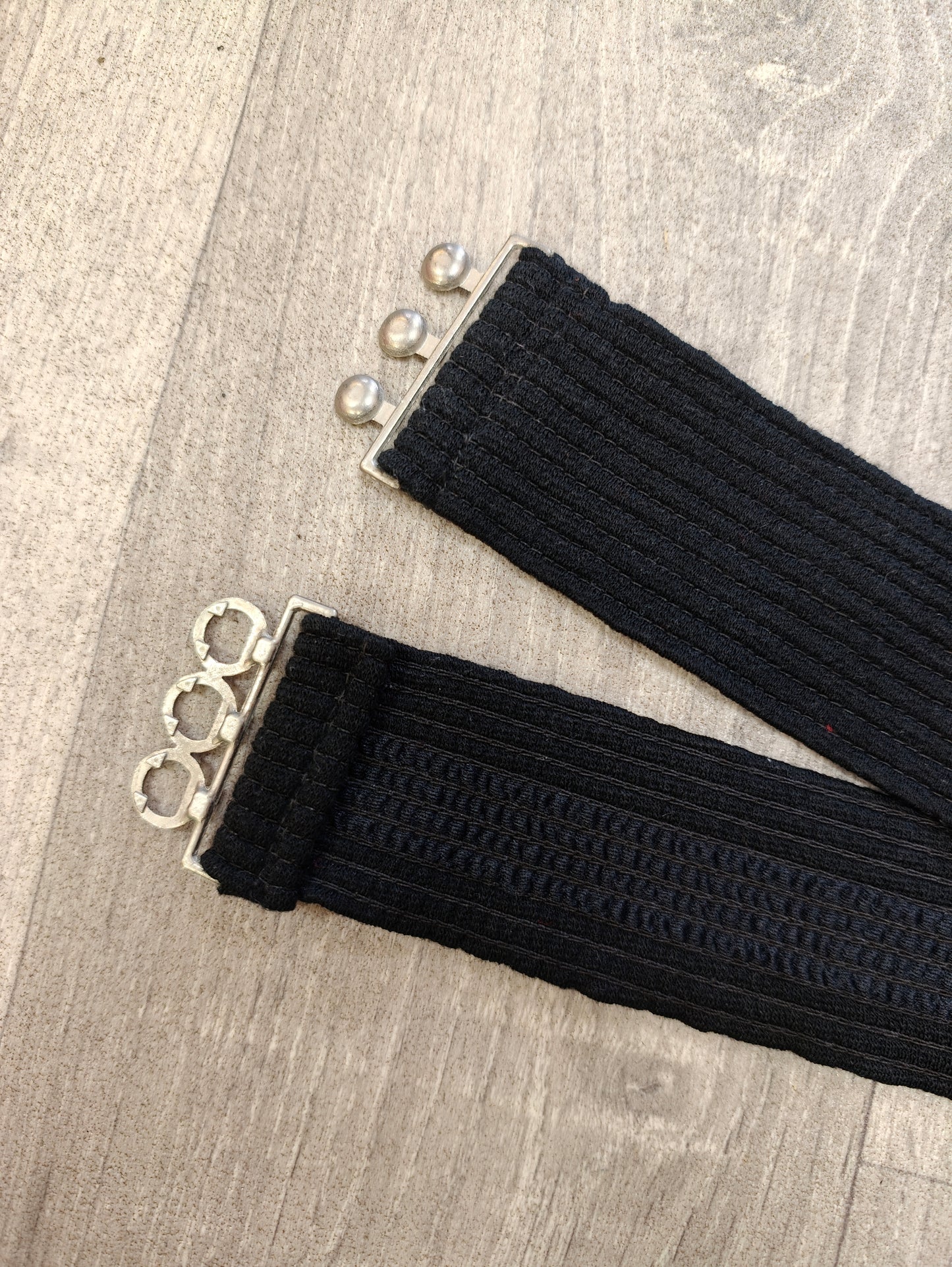 1970s Linzi black jumpsuit + belt - S