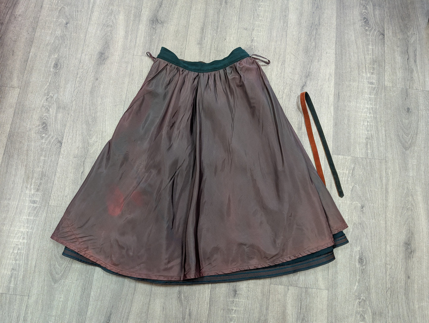 1970s Jean & Martin Pallant green wool suit - XS/S/6/8