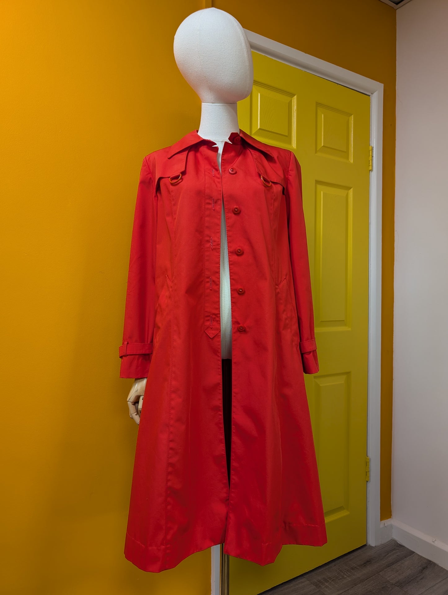 1970s Miss Dannimac red coat - S